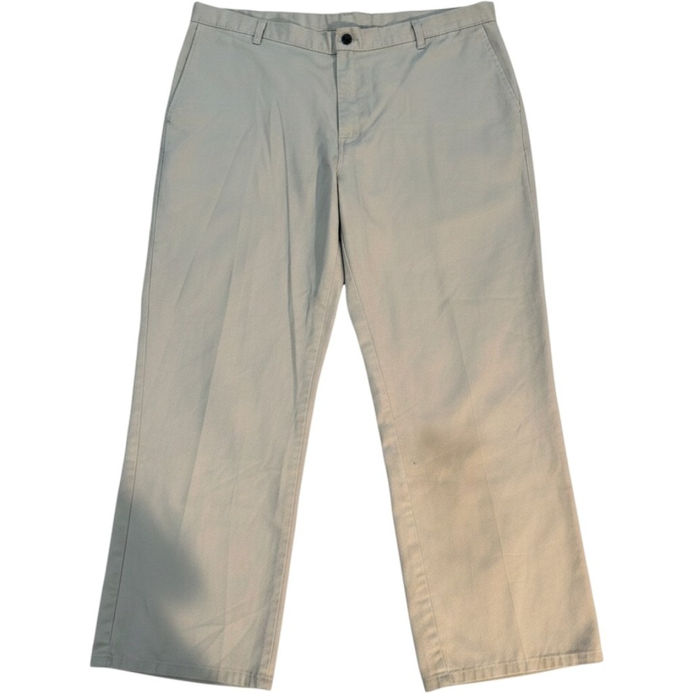 Dickies Work Pants Mens 42x30 Khaki Tan Straight Leg Utility Carpenter Workwear